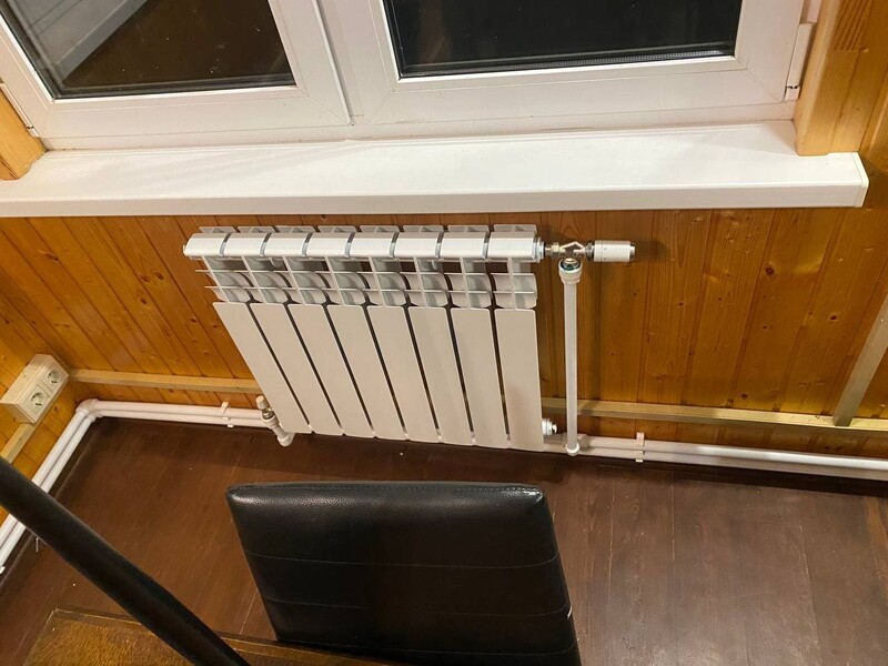 Отопление от газгольдера в Боровске под ключ - алюминиевые радиаторы