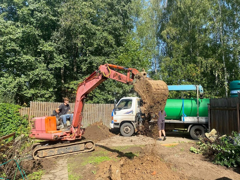 Монтаж газгольдера Спецгаз 6600 л в Боровске под ключ с земляными работами